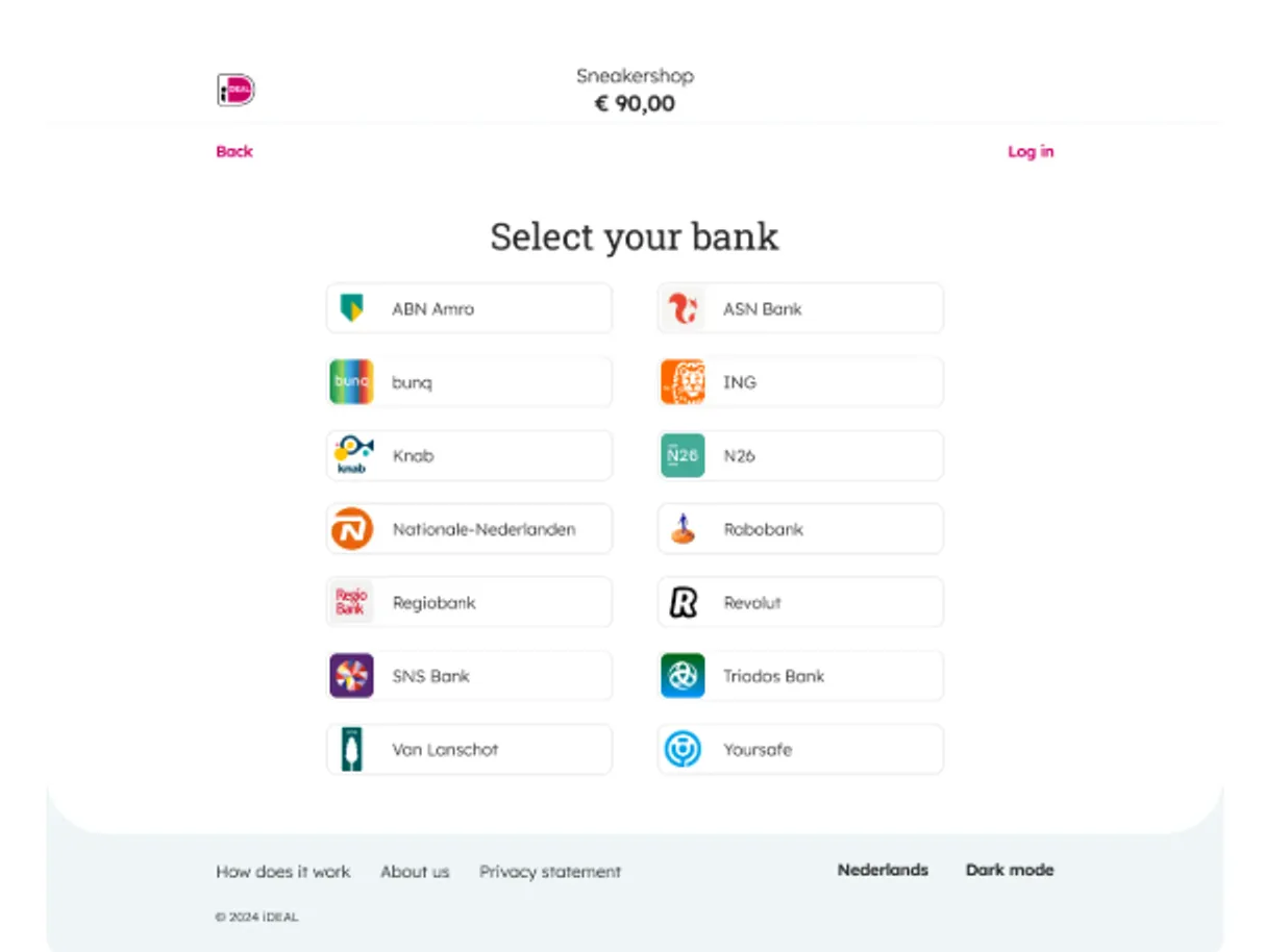 Select Your Bank
