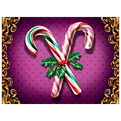 Million christmas candy canes