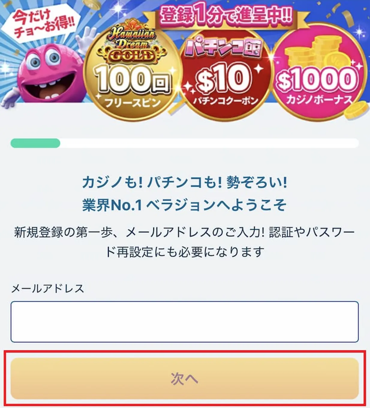 ビザカード 入金方法2