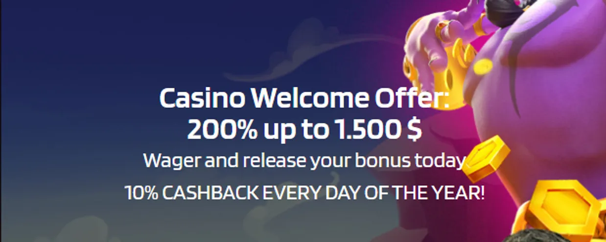 What welcome bonus does Punterz Casino have?