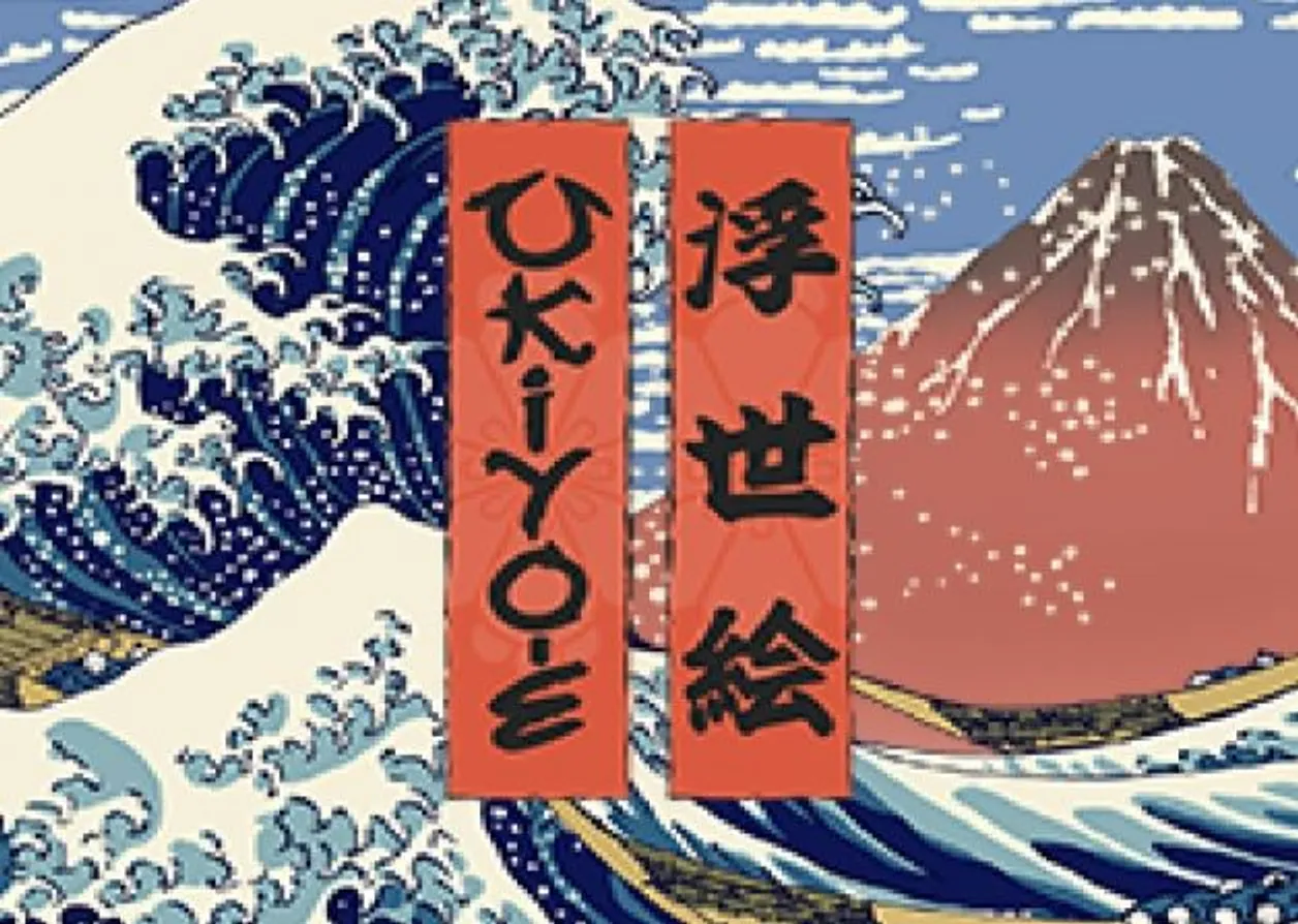 ukiyo-e slot logo