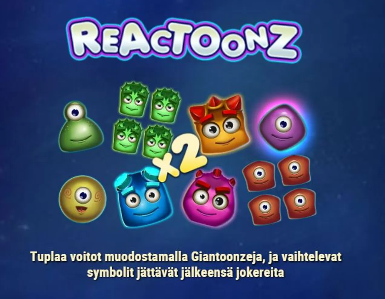 reactoonz pelaa ilmaiseksi play n go