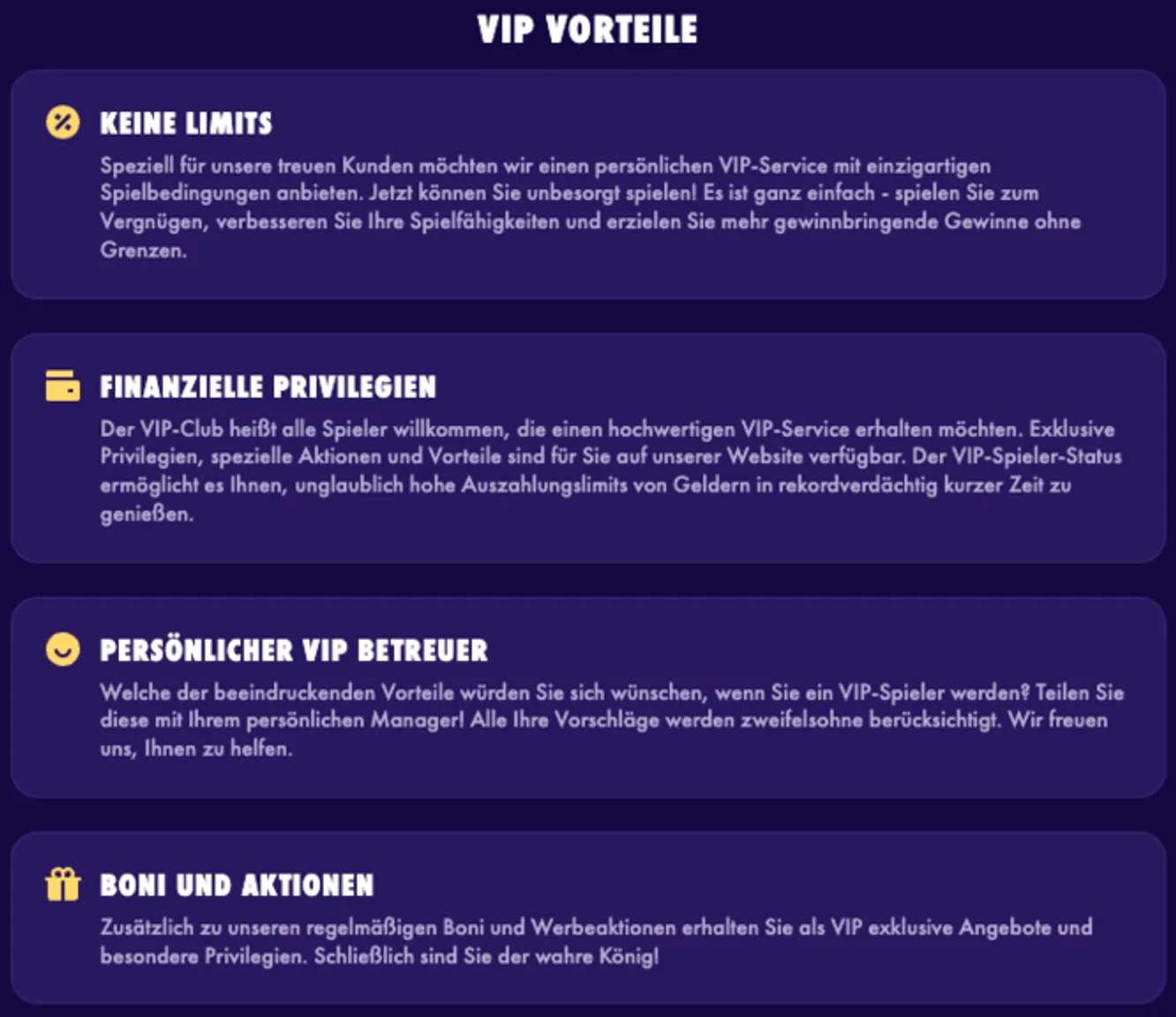 Polestar Casino VIP Programm