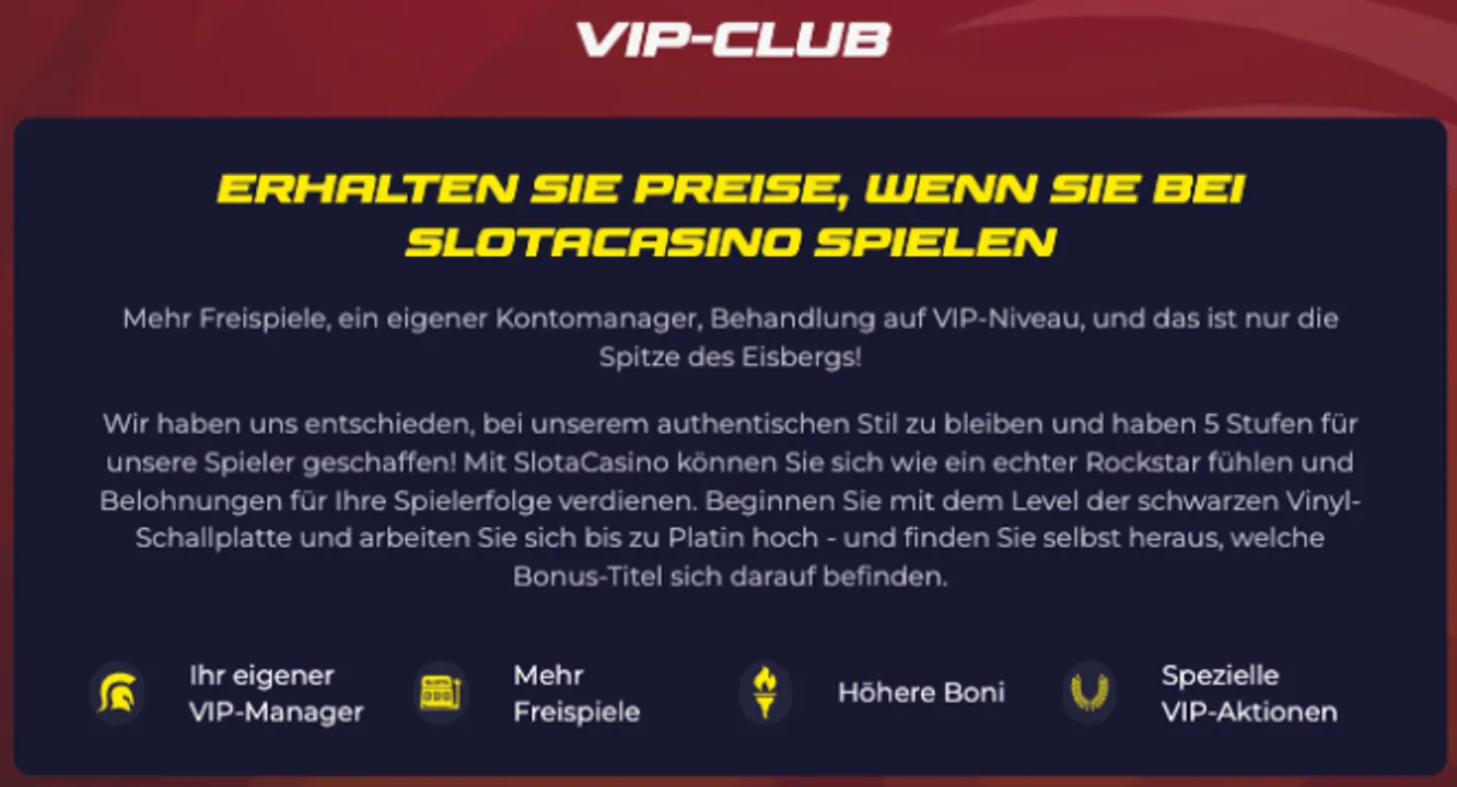 Slota Casino Vip Club