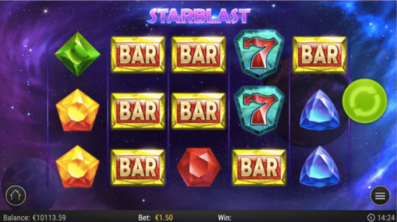 Starblast 老虎机图像设计