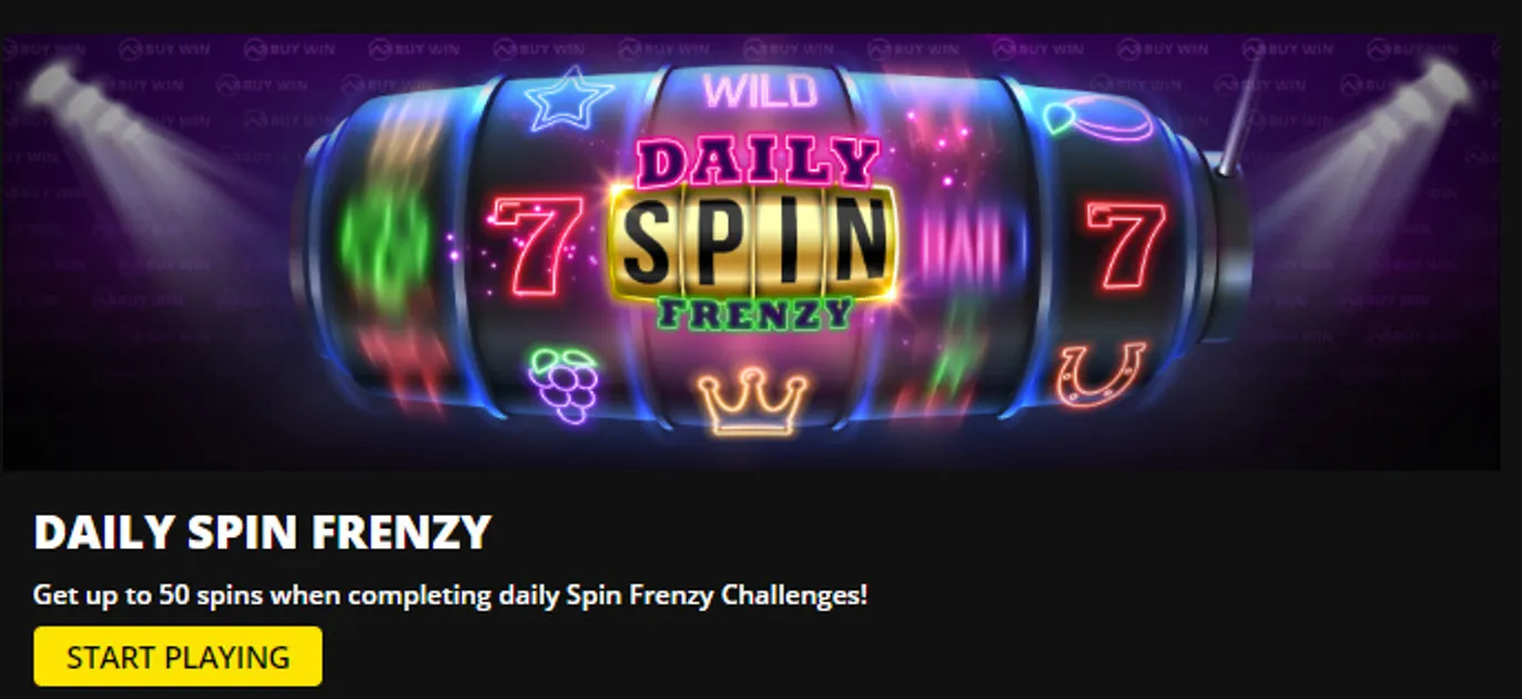 MyriadPlay daily spin frenzy