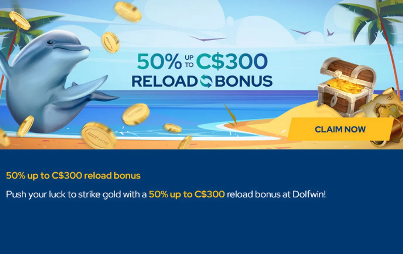 Dolfwin Casino Reload Bonus