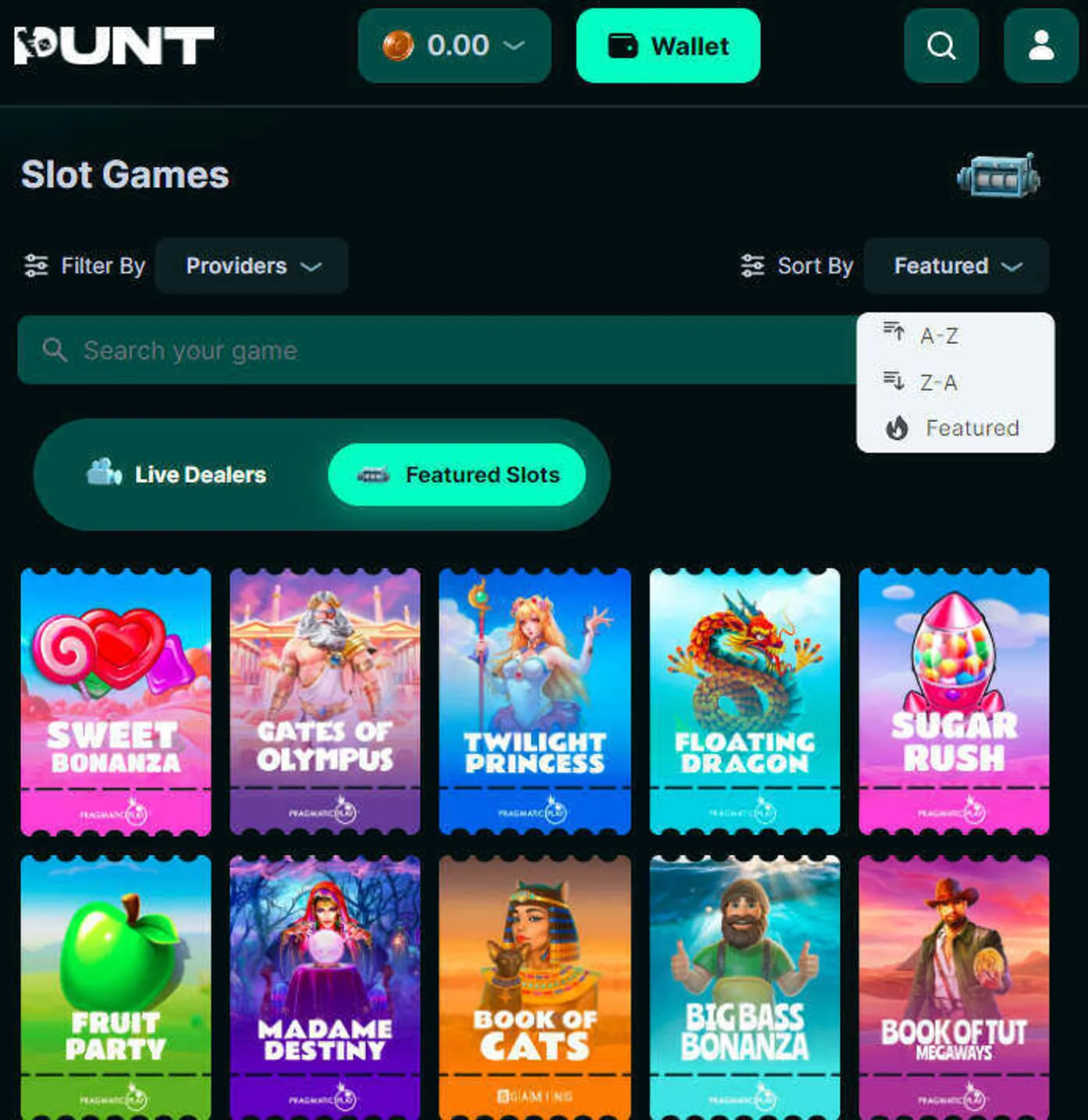 Playing games at Punt