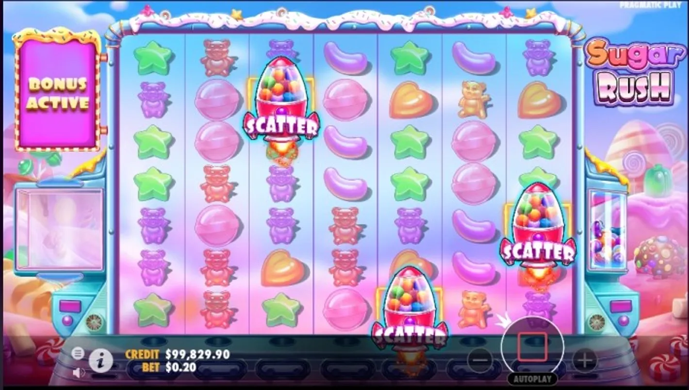 Sugar rush free slot