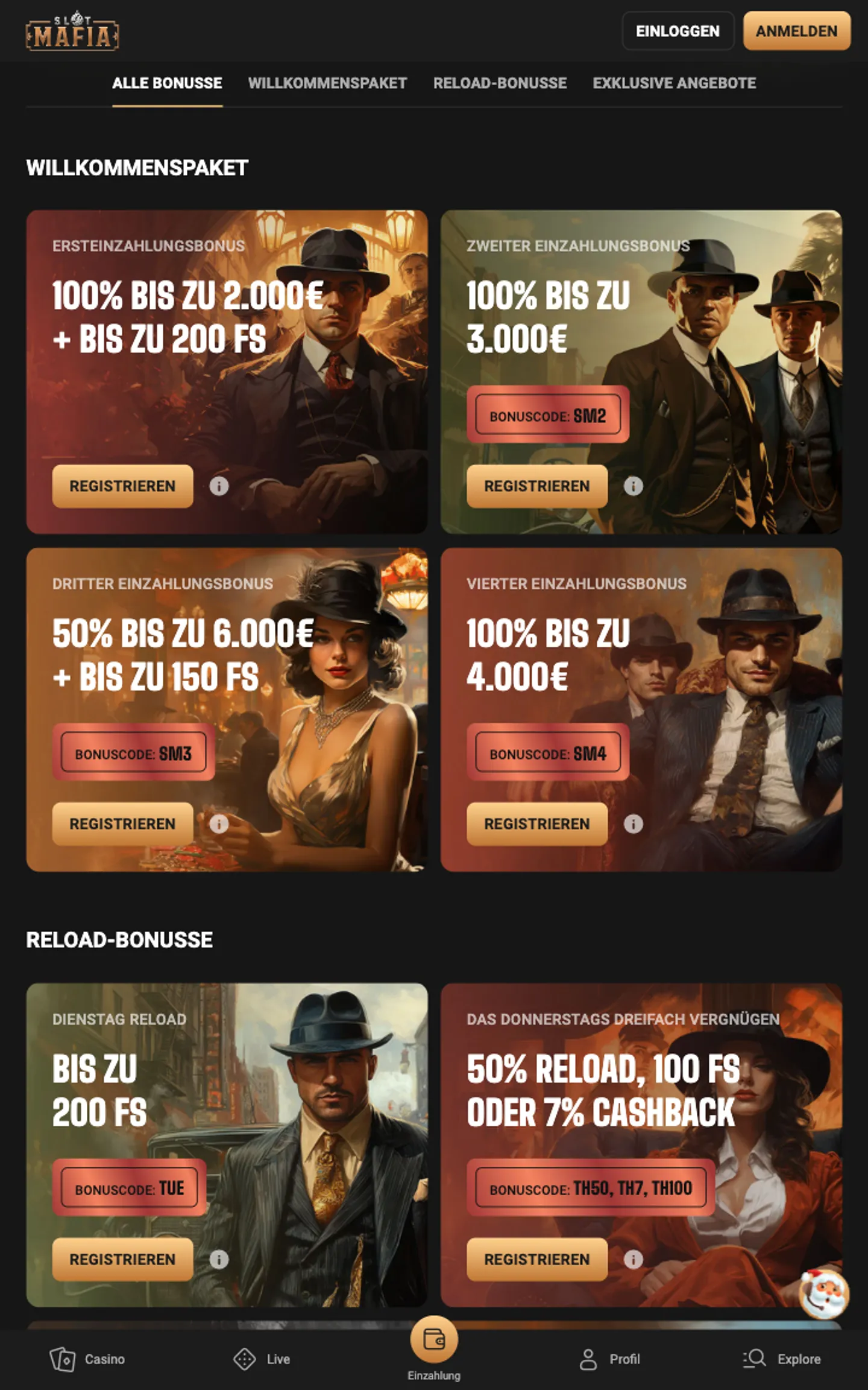 Slot Mafia Casino Bonus