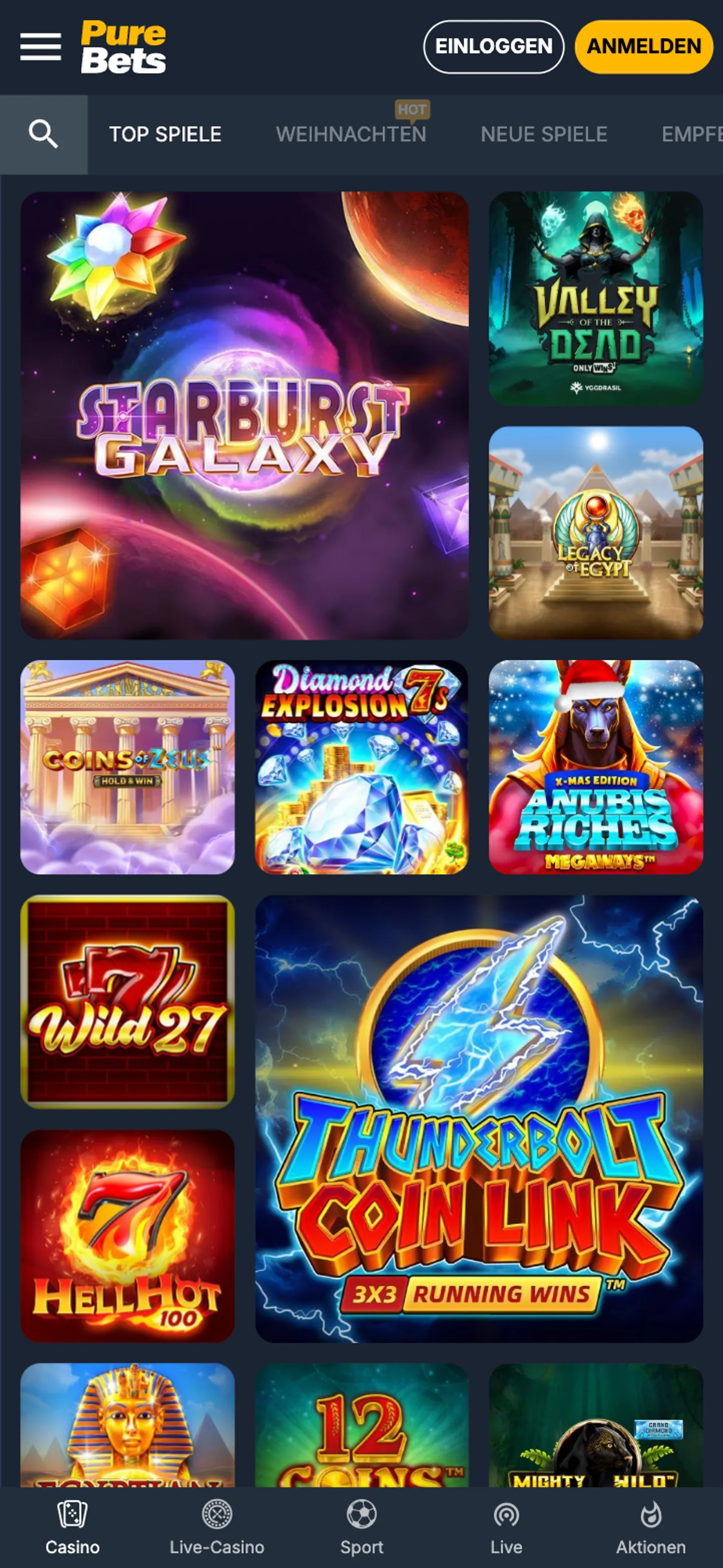 PureBets Casino Slots