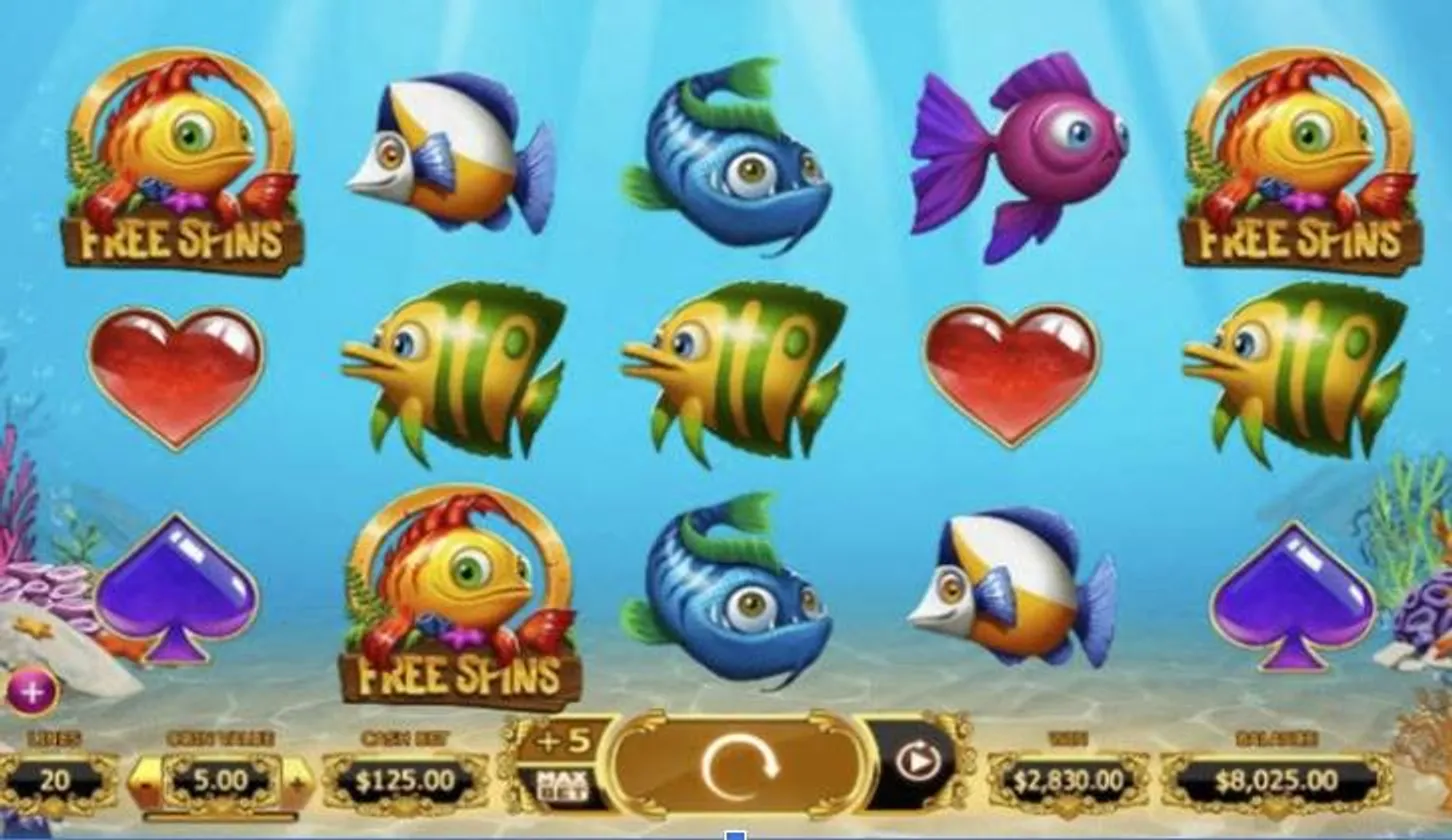 Three Free Spins symbols trigger the free spins round