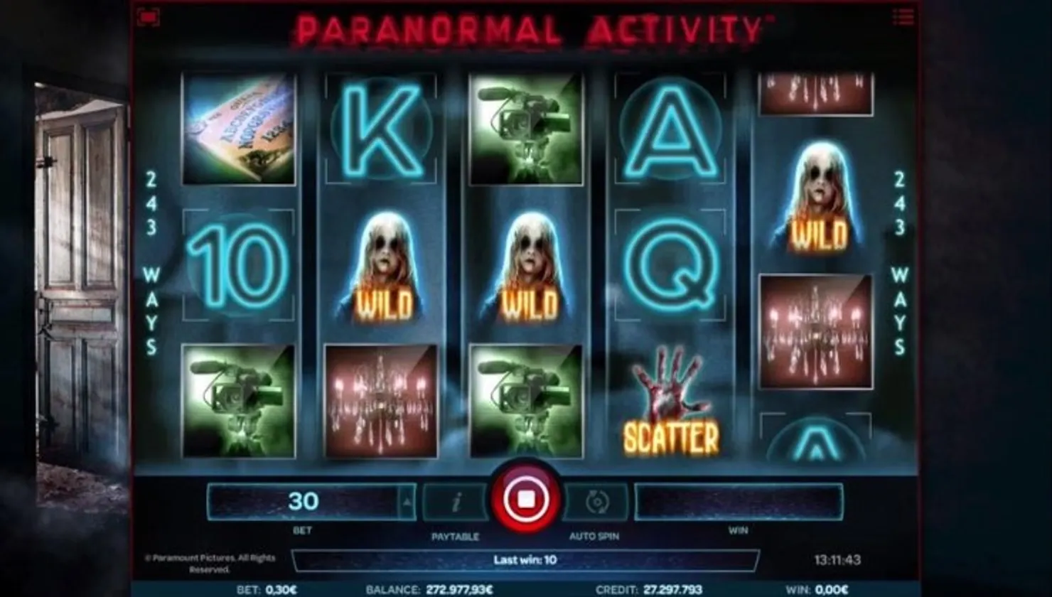 The Paranormal Activity online slot