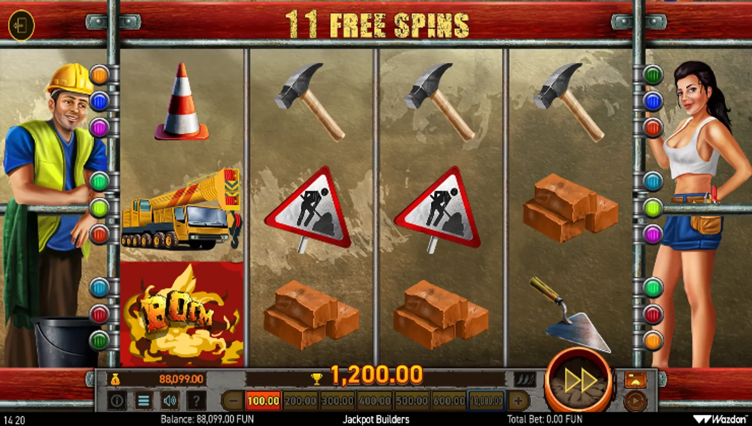 Free Spins Featuring a Big Win in Jackpot Builders