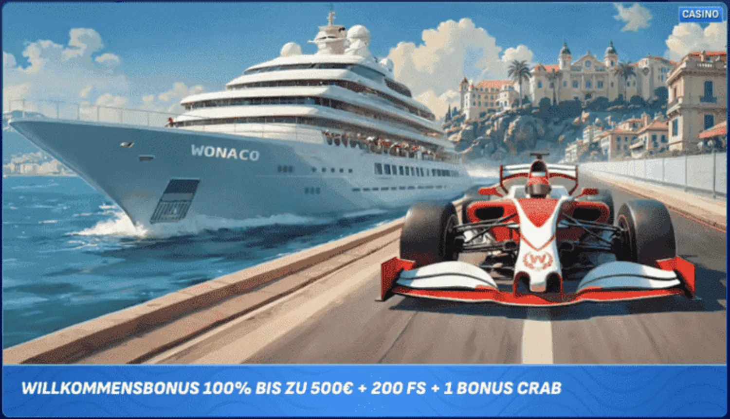 Wonaco Casino Willkommensbonus