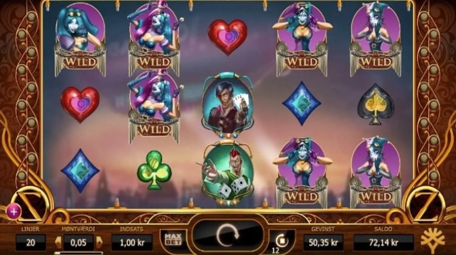 The various types of wilds in the Cazino Zeppelin slot