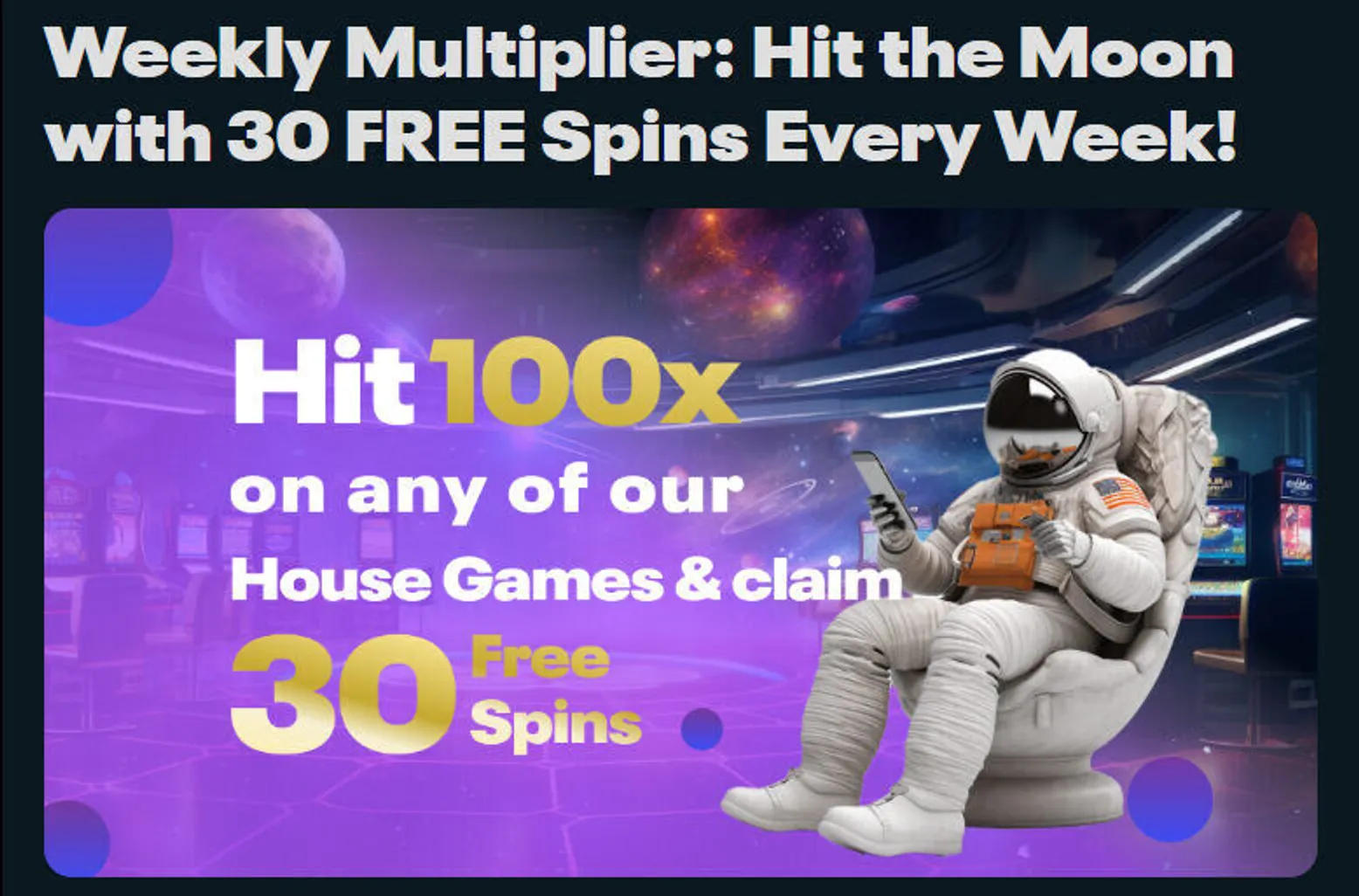 Moonspin Casino weekly multiplier