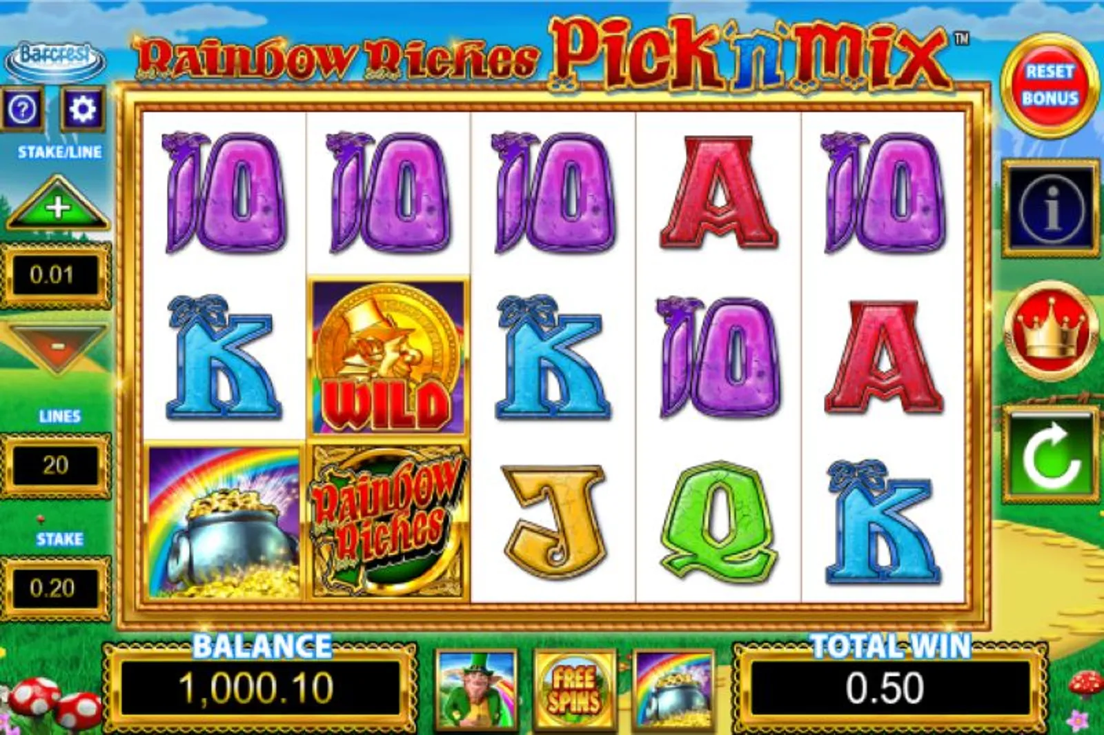 Rainbow Riches Pick n Mix Gameplay