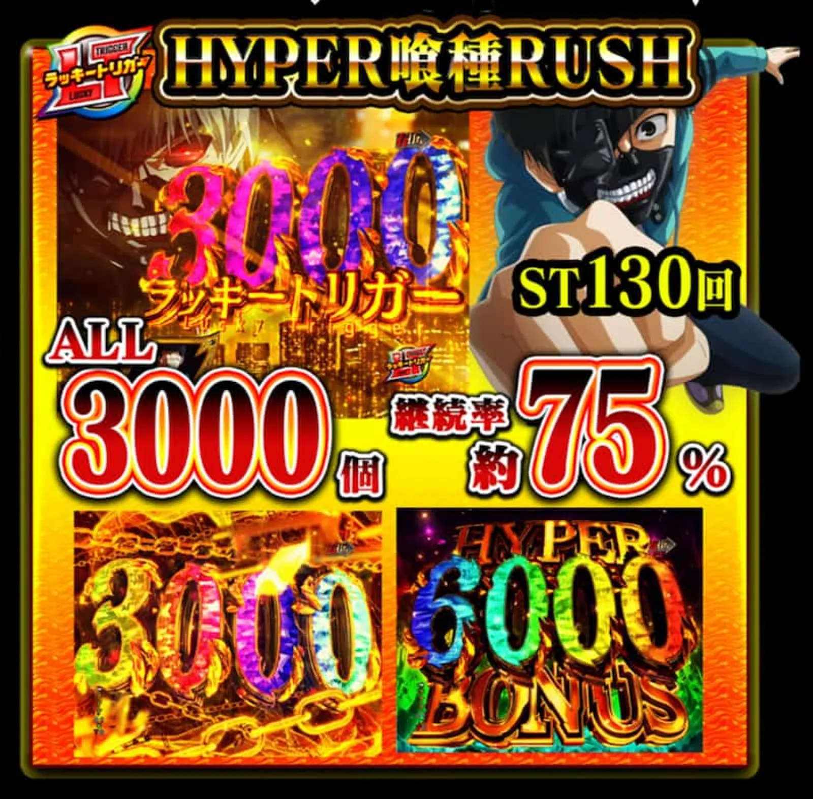 e東京喰種パチンコ　HYPER喰種RUSH