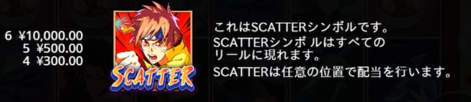 パワーオブニンジャ　スキャッターシンボル