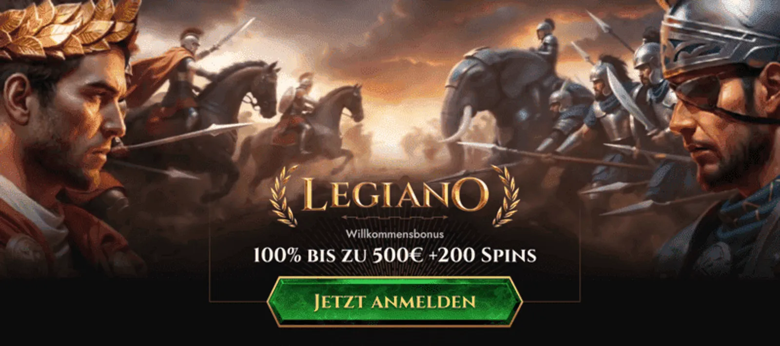 Legiano Casino Willkommensbonus