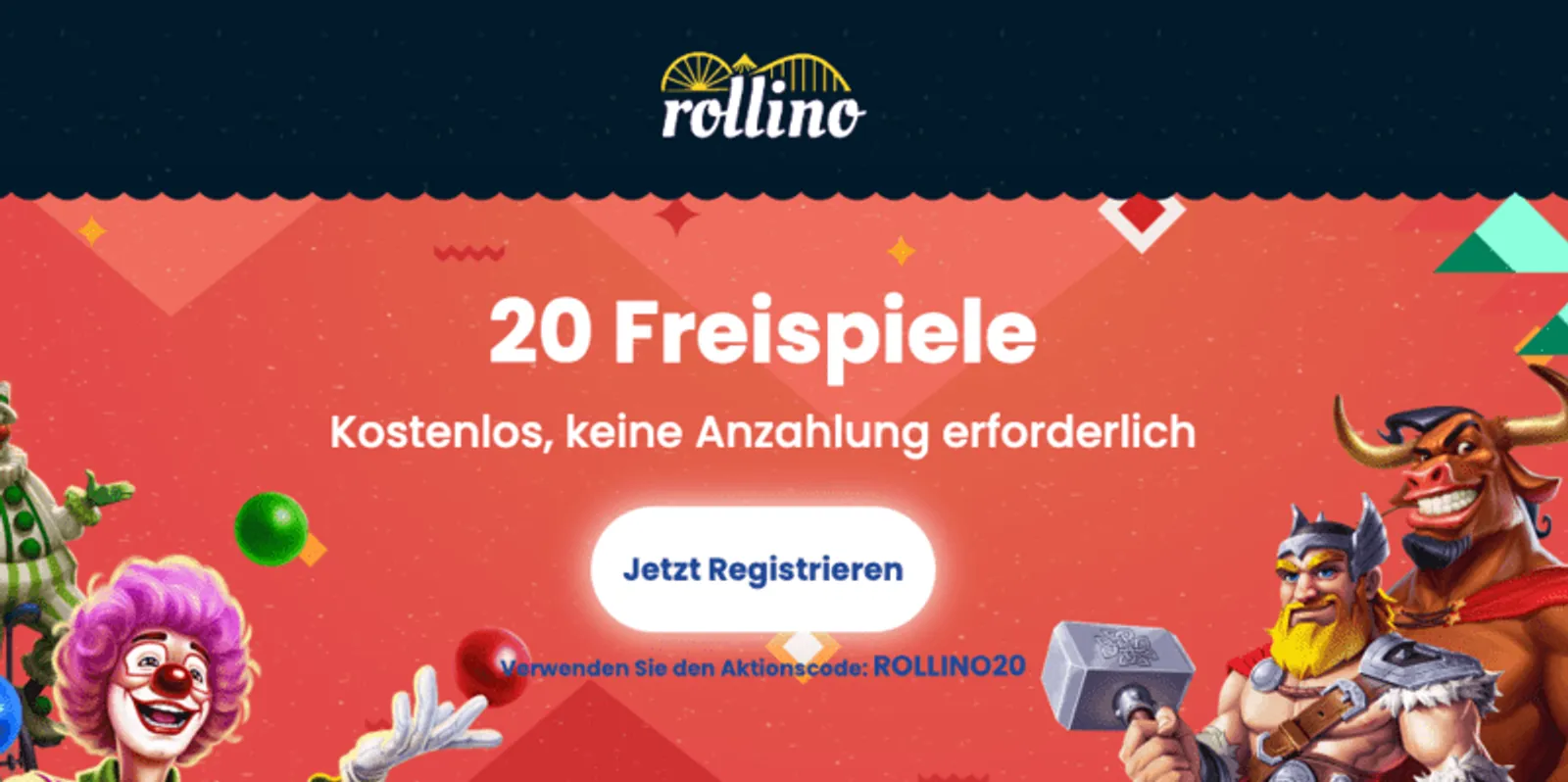 Rollino Casino Freispiele ohne Einzahlung