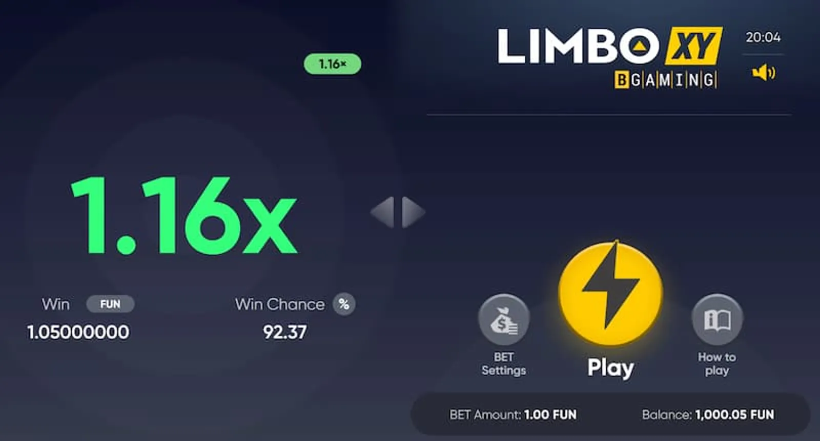 オンラインカジノゲーム　リンボ