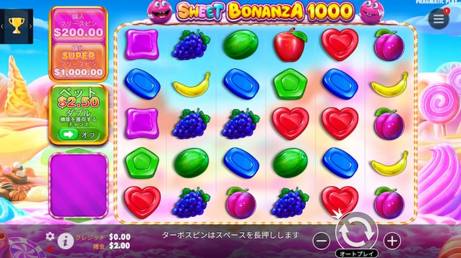 ベラジョンおすすめスロット　スイートボナンザベラジョン