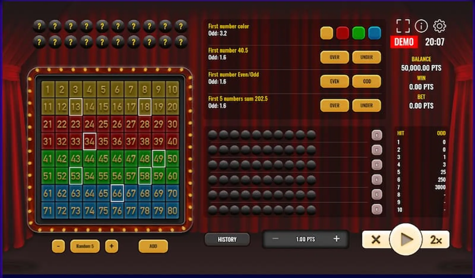 オンラインカジノゲーム　キノ