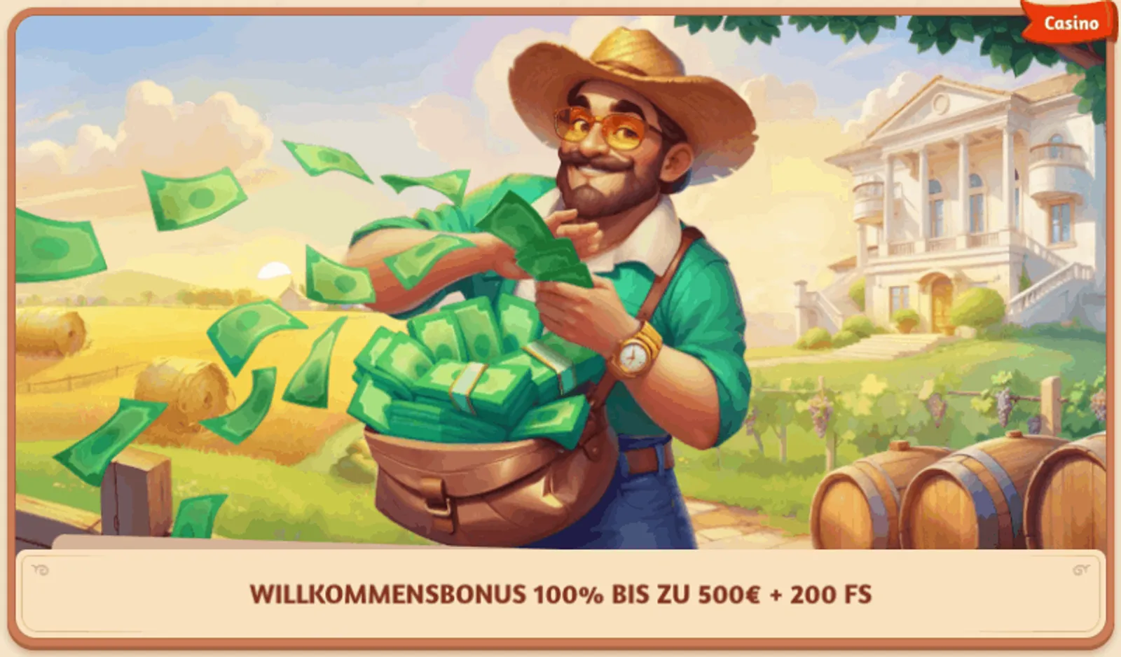 BillyBets Casino Willkommensbonus