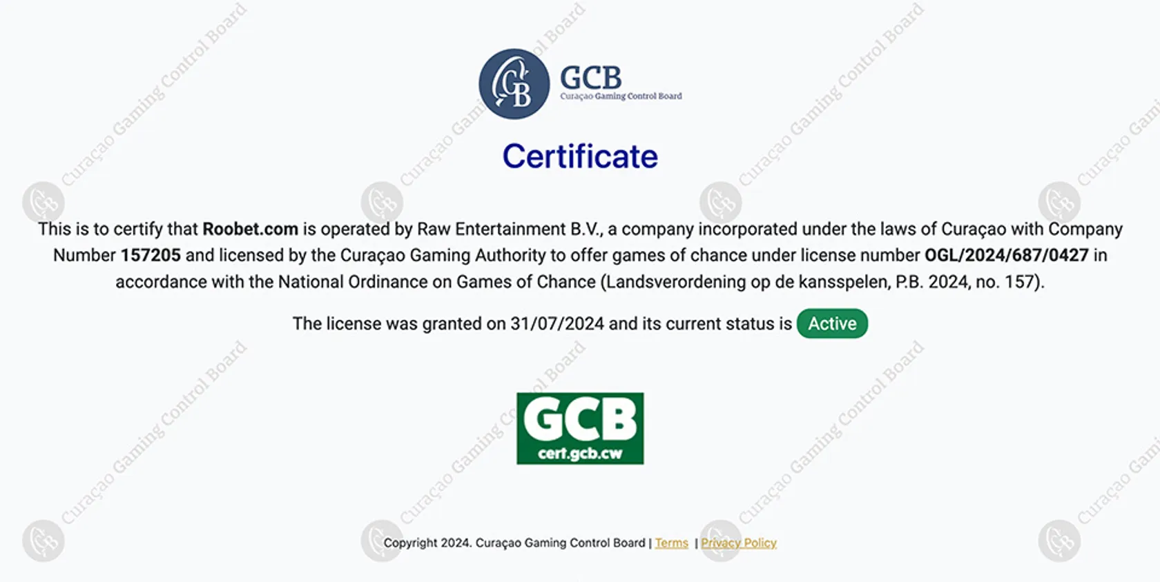 roobetカジノは危ない？ライセンス・安全性について