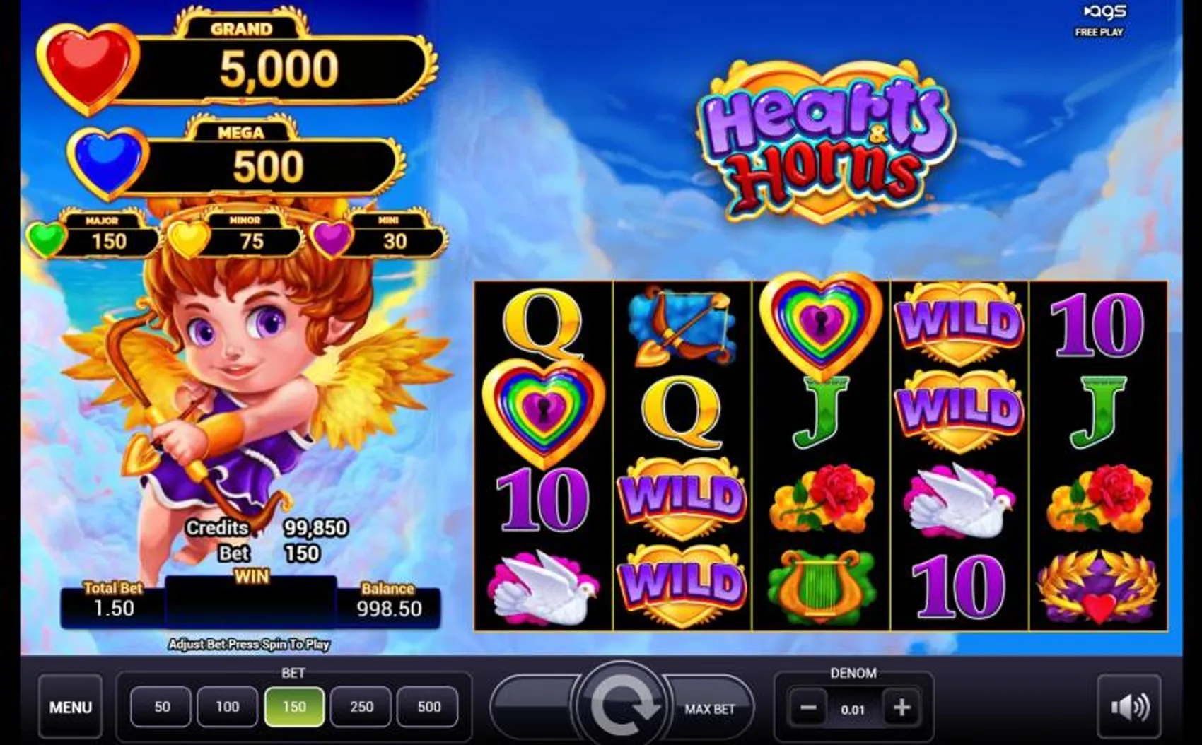 Hearts & Horns Slot