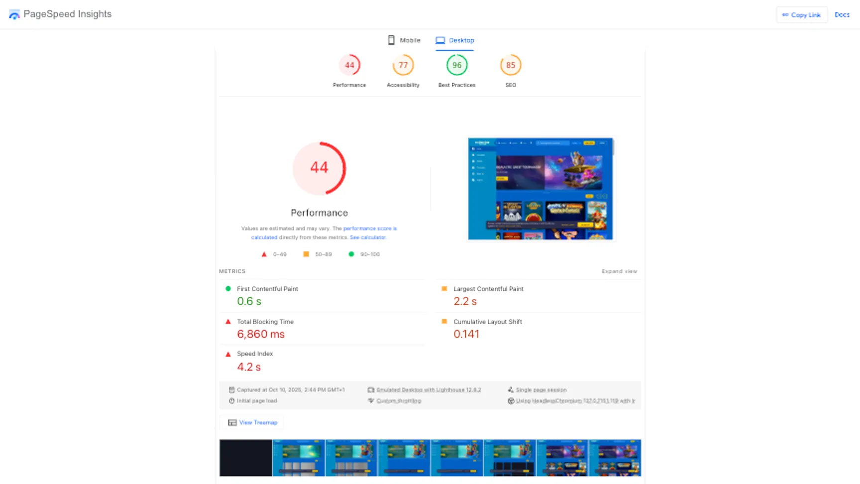 How Monster Casino site performed