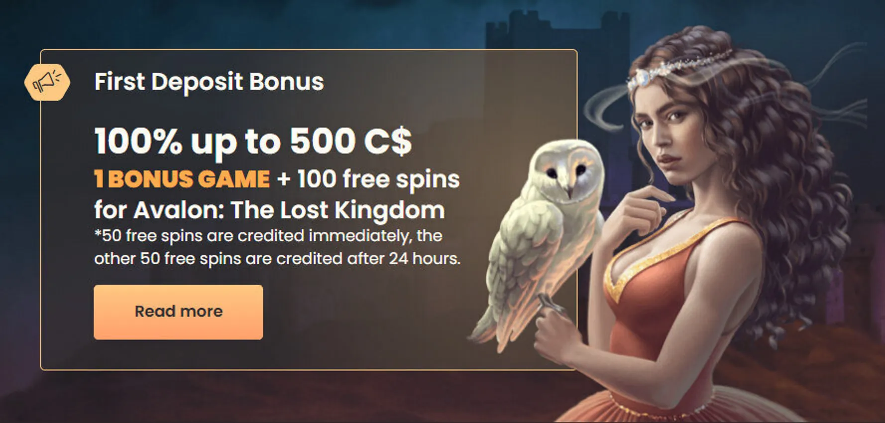 Welcome bonus for Canada players at National casino