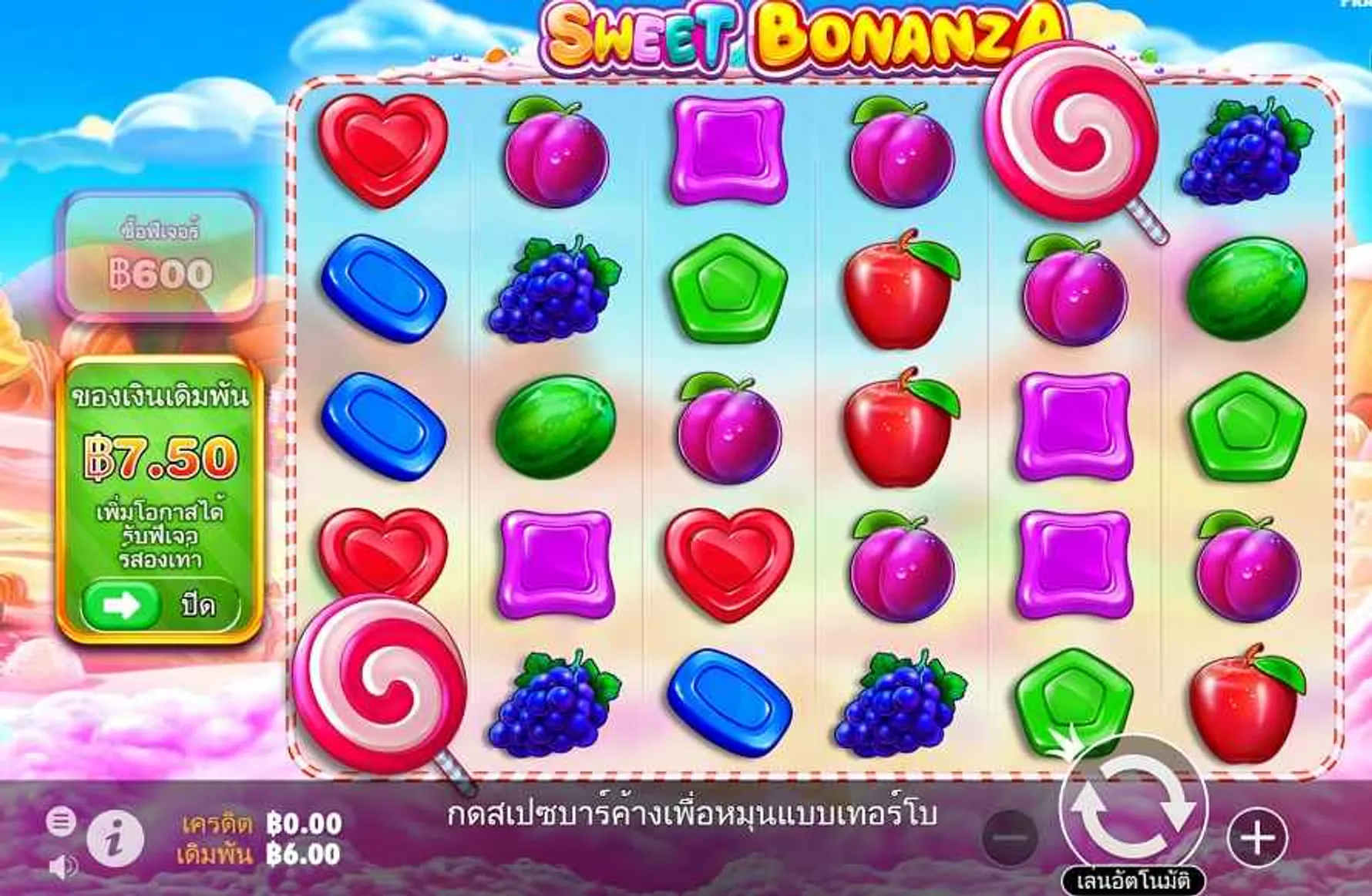 Sweet bonanza หน้าแรก