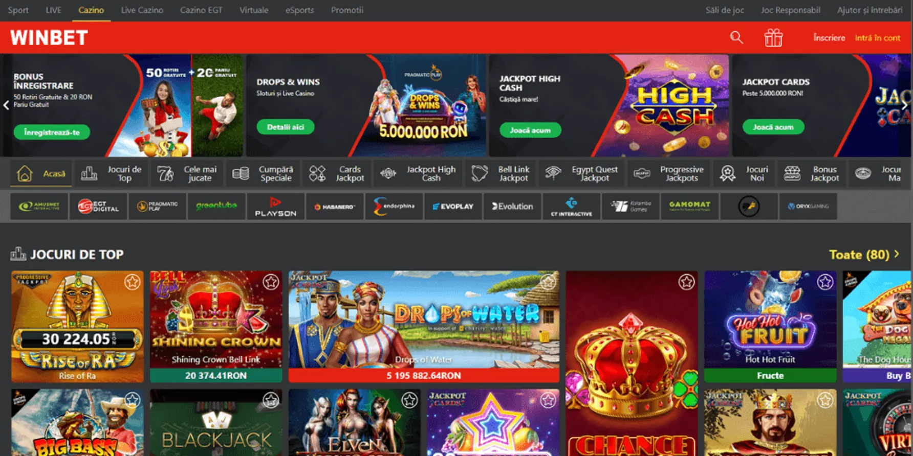 Winbet Casino Coduri Bonus