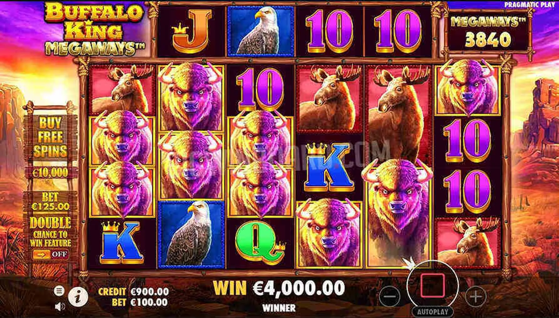 Buffalo King Megaways wilds, bonuses and free spins