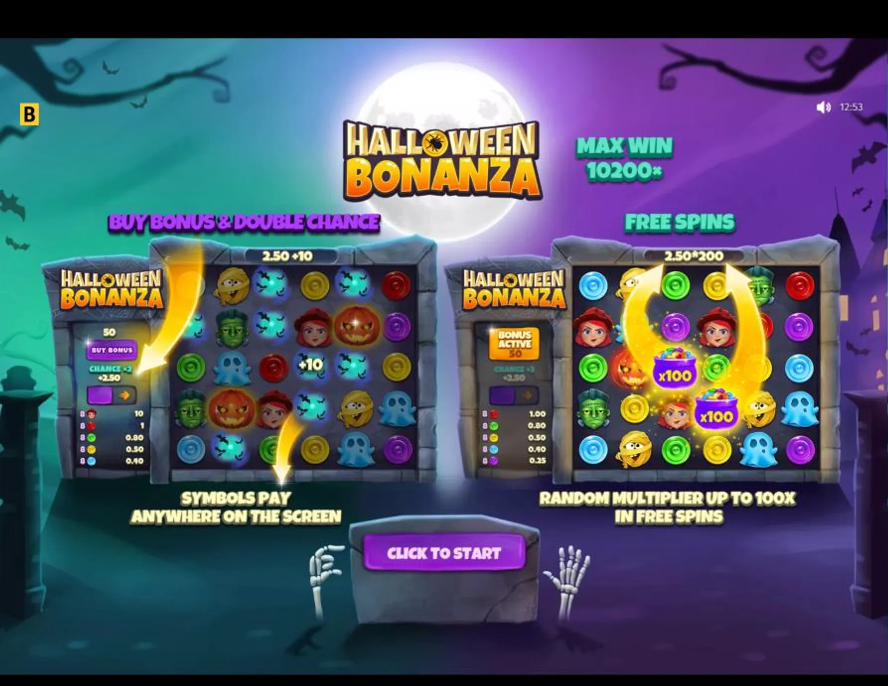 Halloween Bonanza Gameplay