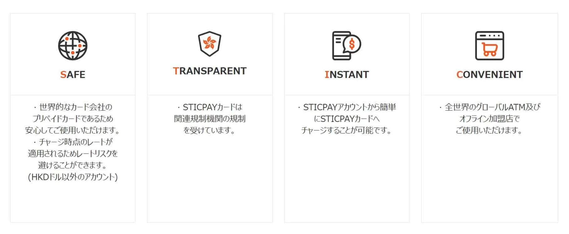 SticPayカードの魅力