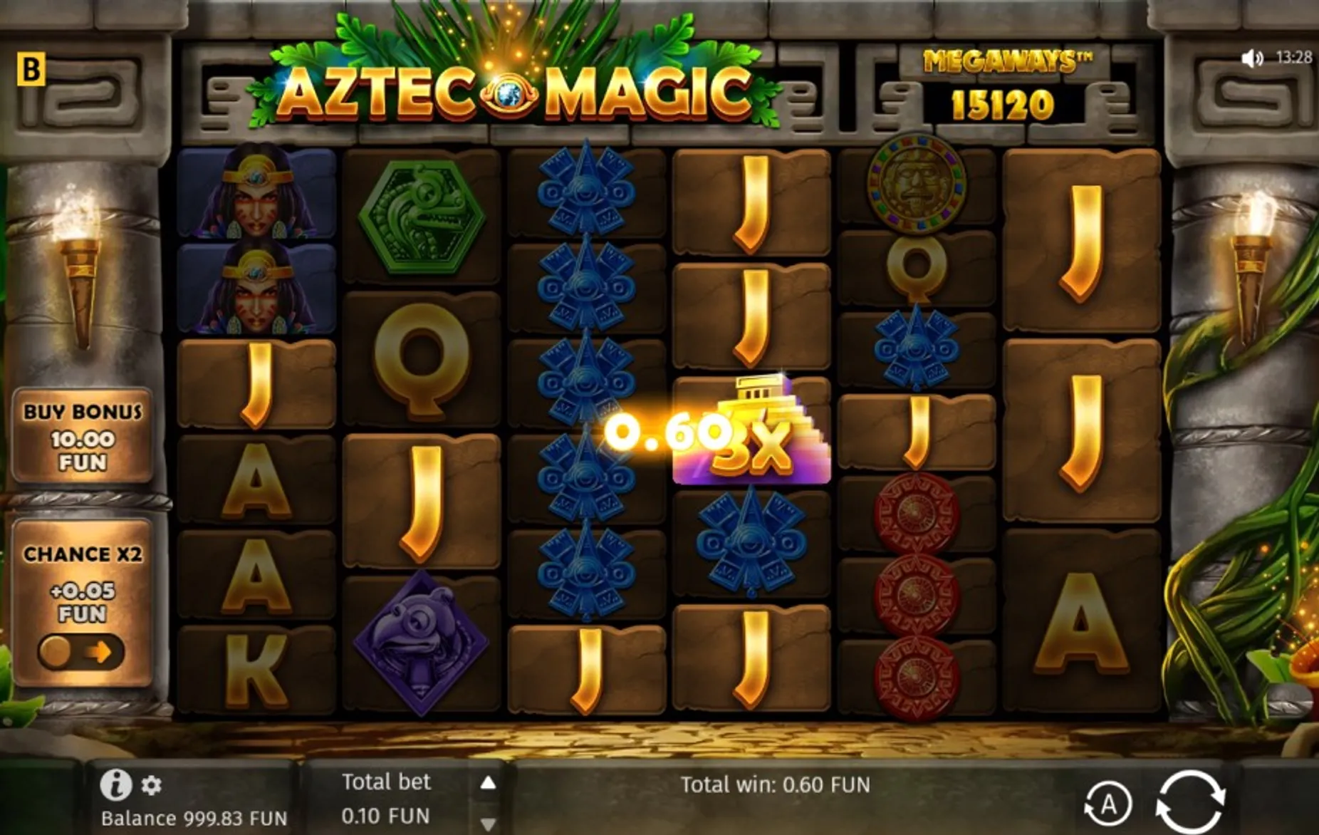 Множитель в Aztec Magic