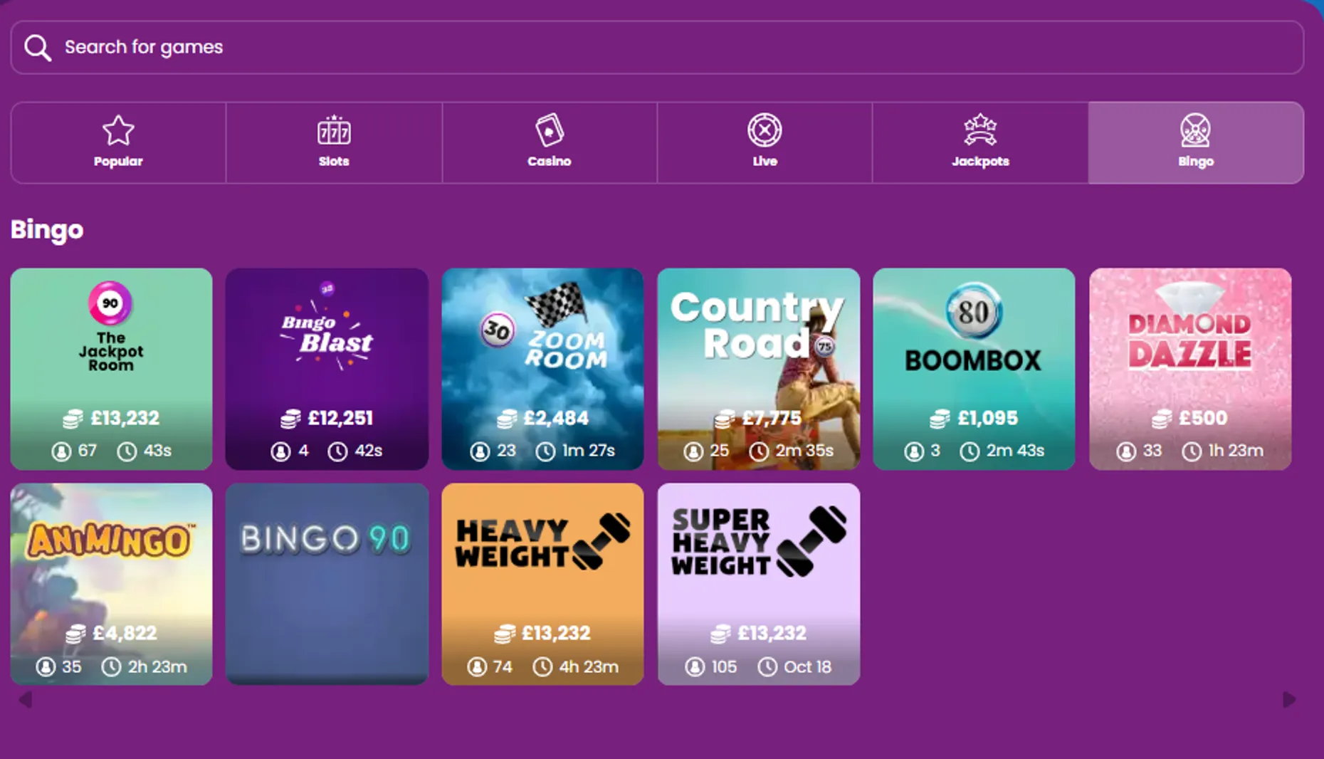 Specialty games Matchup Casino