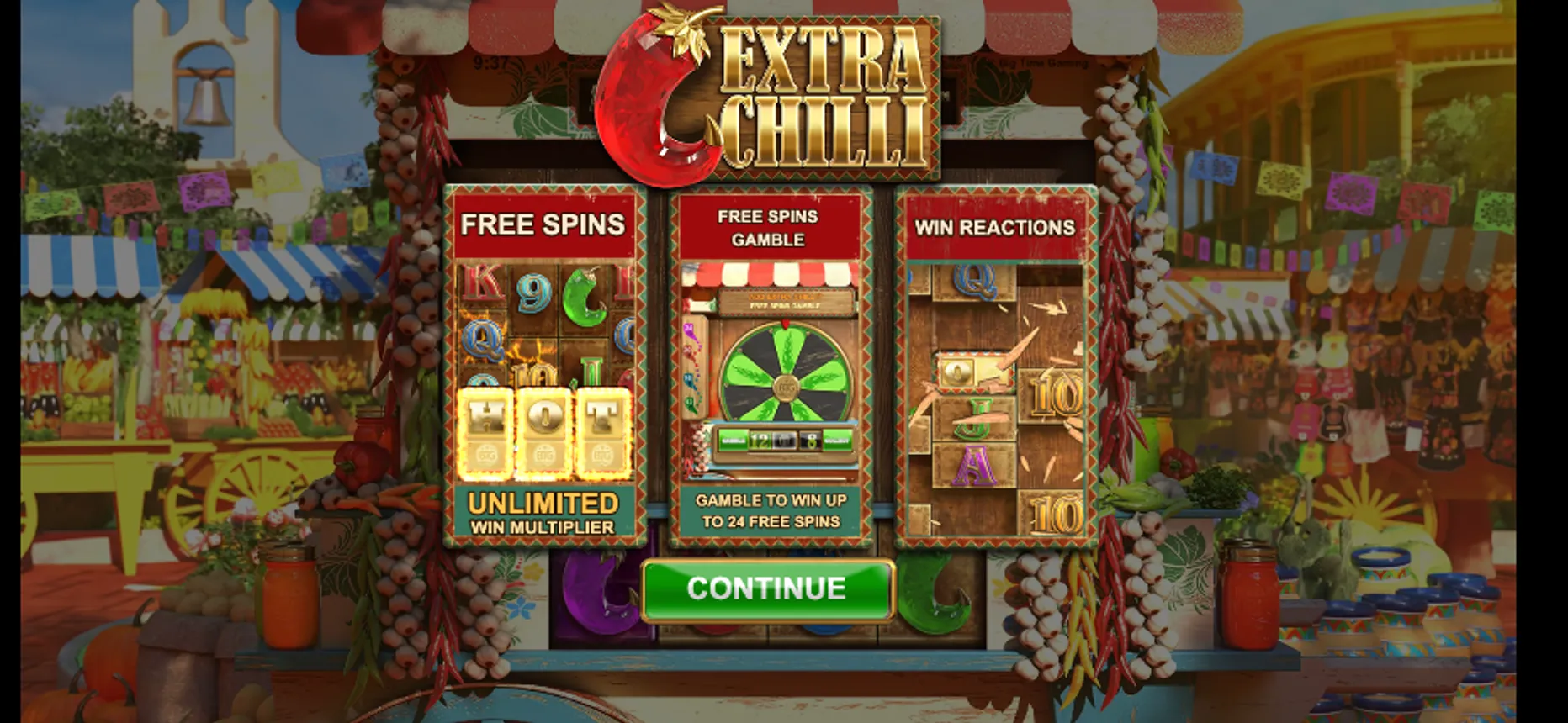 Extra Chilli Big Time Gaming Casino Slot