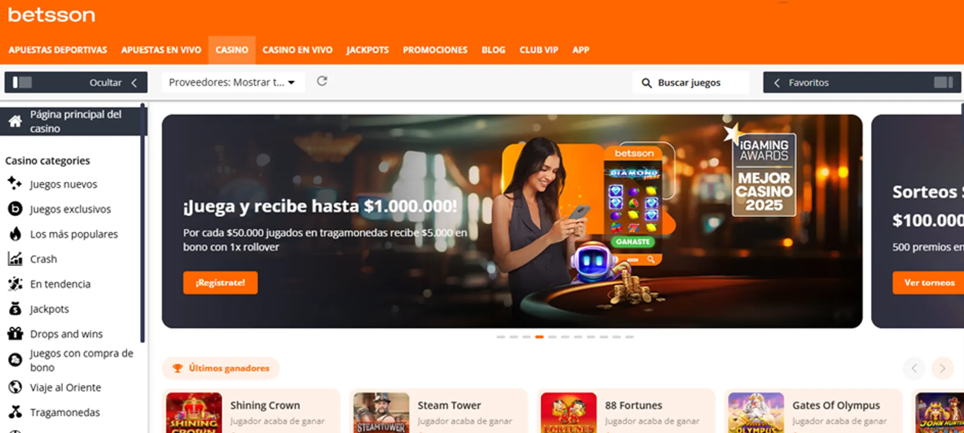 Betsson opera legalmente en Colombia