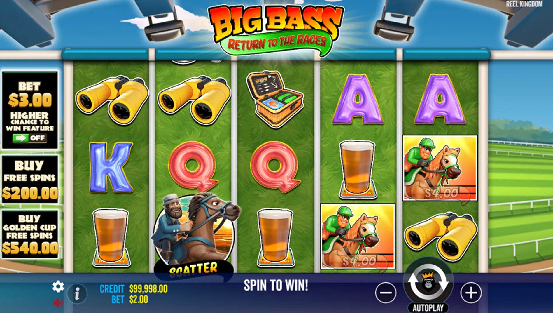 Big Bass Return to the Races es la nueva slot de la saga Big Bass Bonanza