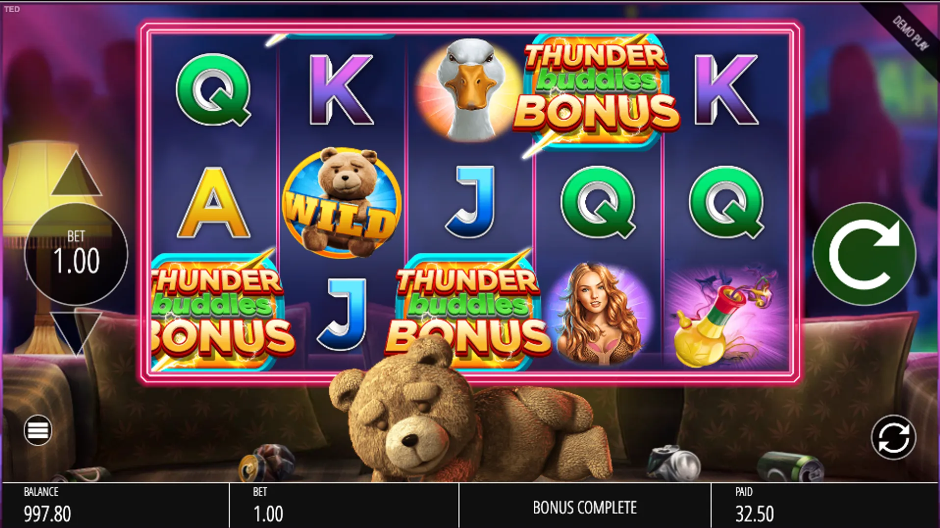 Ted Slot testing