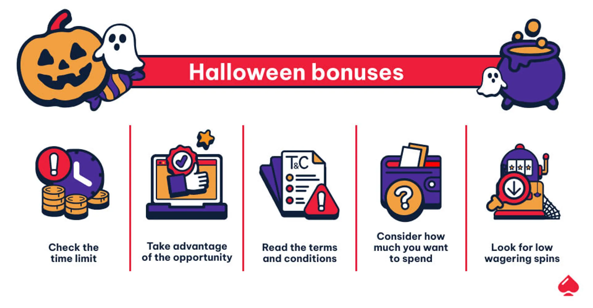 Tips and tricks to help you when claiming Halloween casino promotions and bonuses