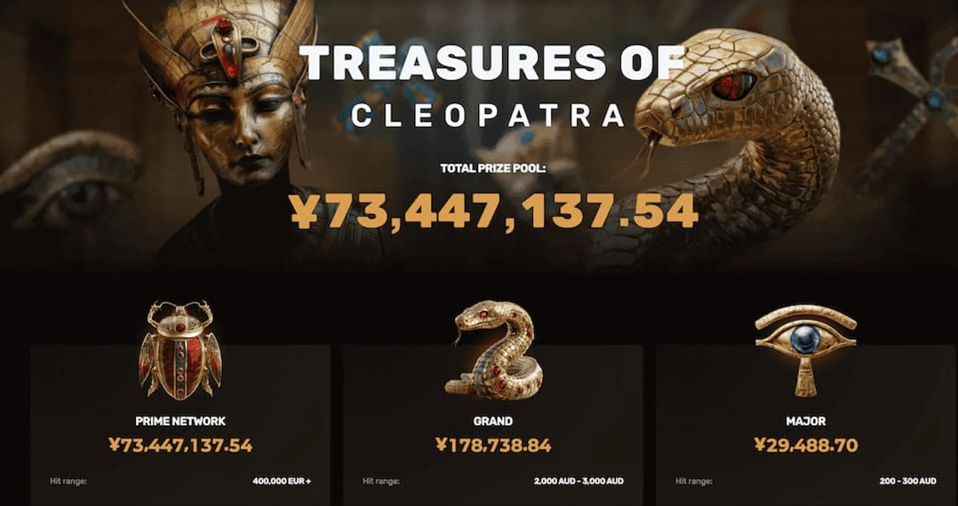 Cleopatra Casino Jackpot