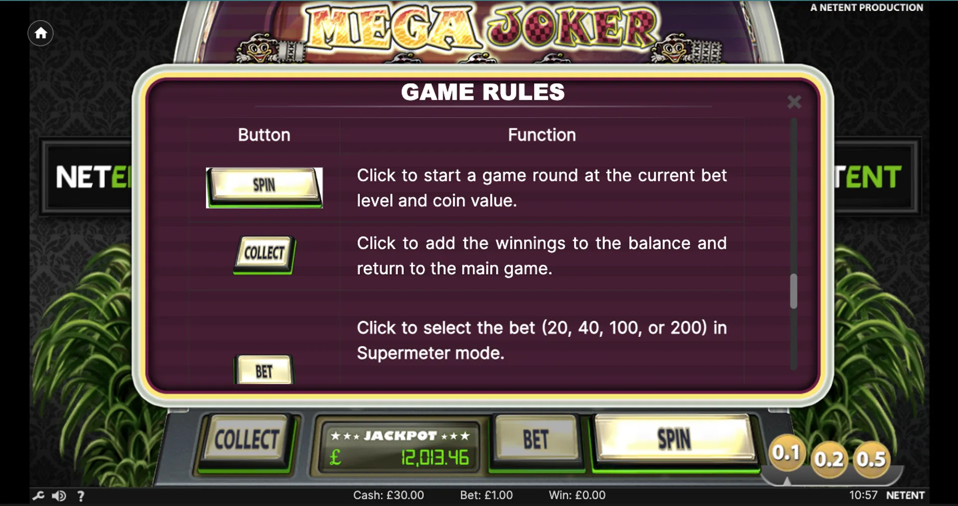 Theme and Story of the Mega Joker Slot