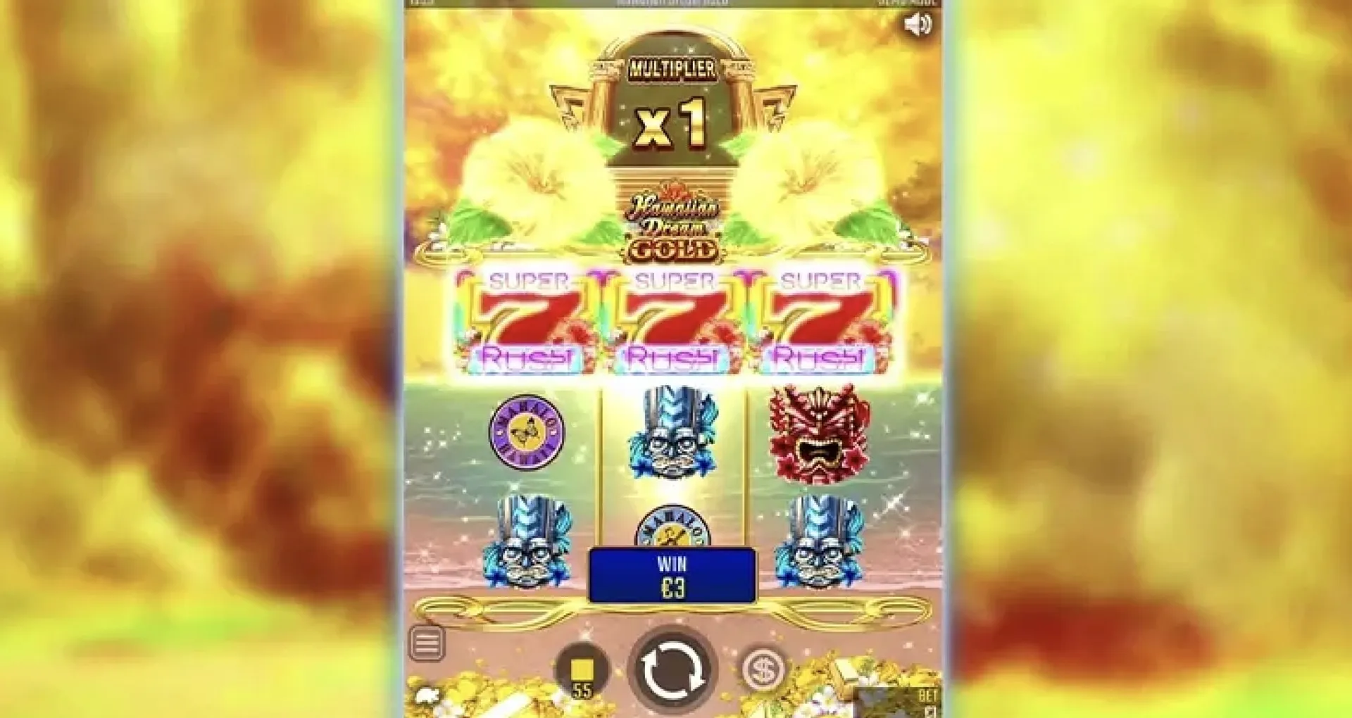 スロットゲームにおける色の演出
