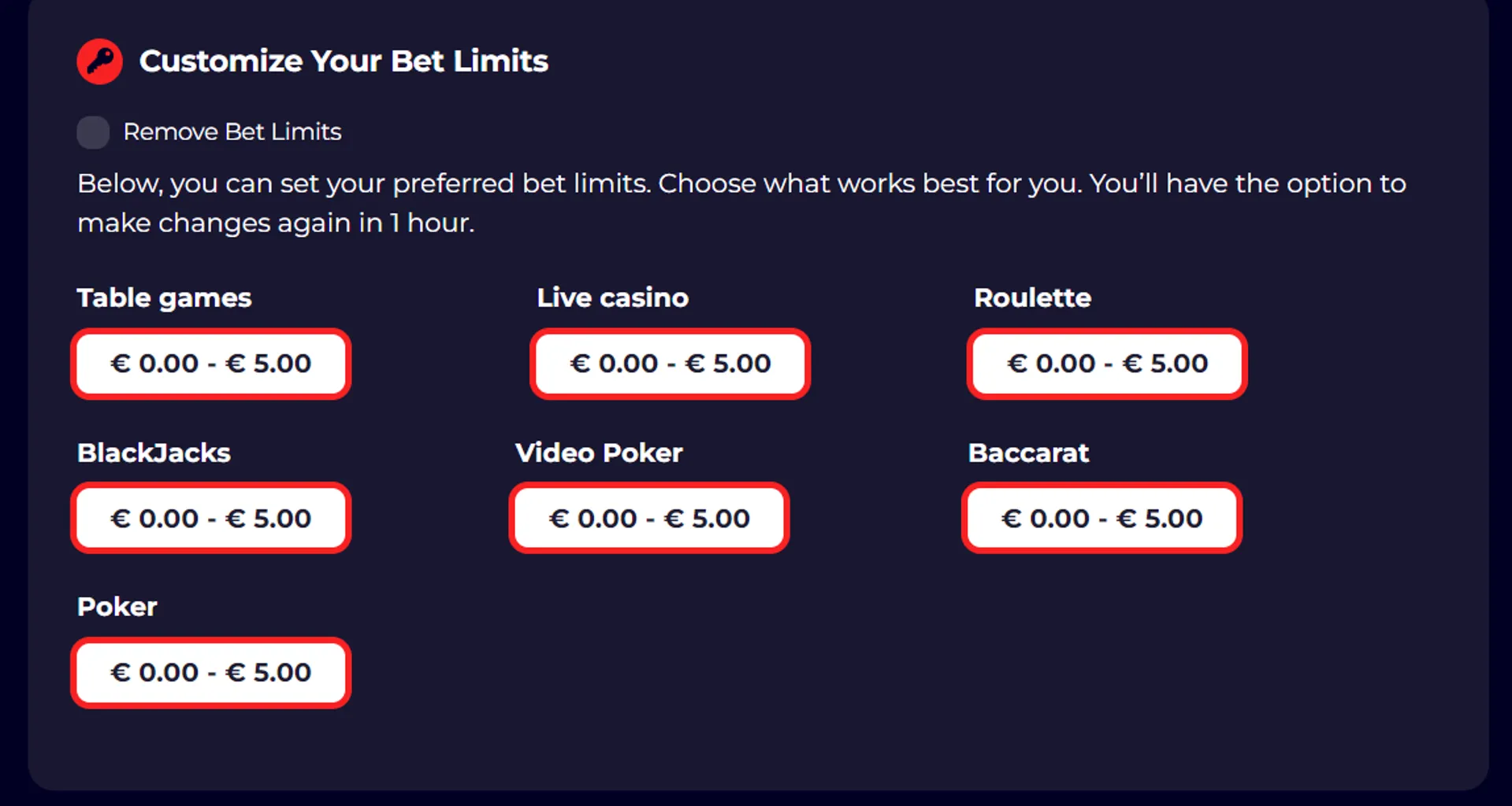 Responsible gambling tools at IntellectBet